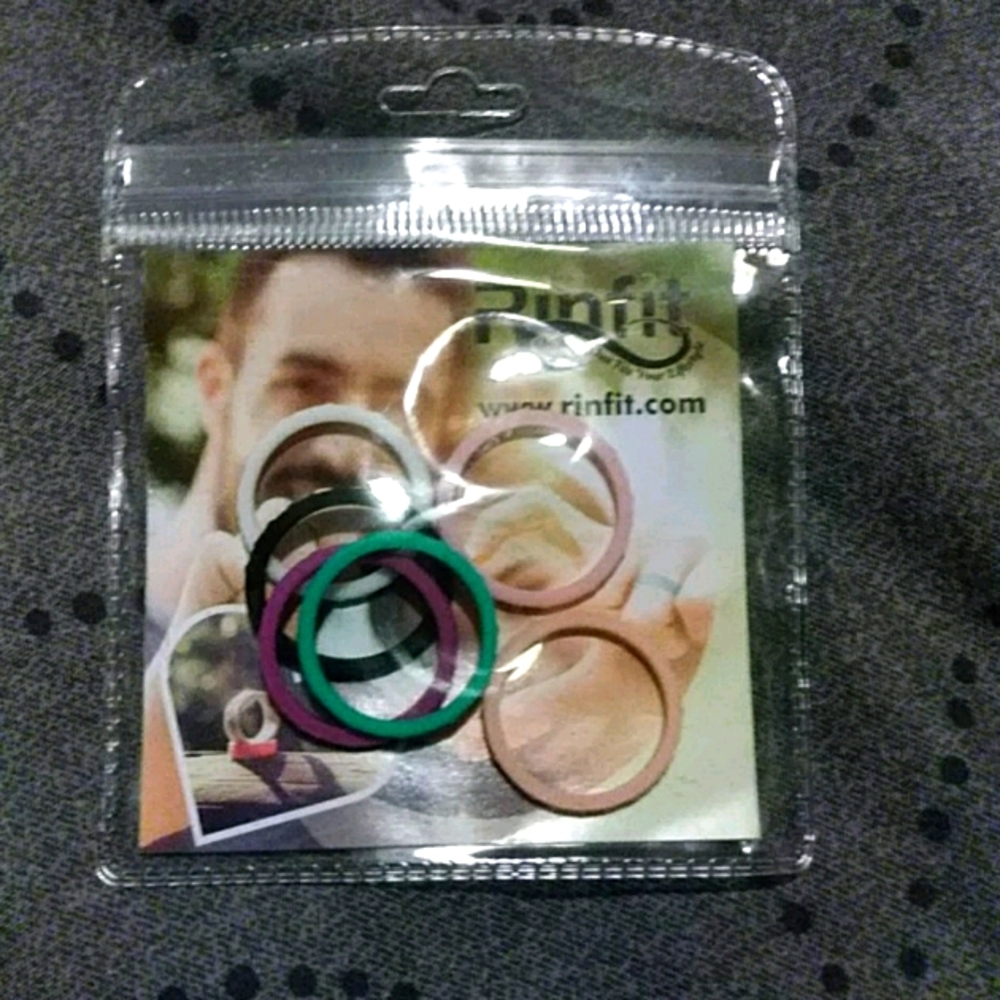 Rinfit Silicone Wedding rings for women - size 9